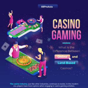 What Is The Difference Between Online and Land Based Casinos
